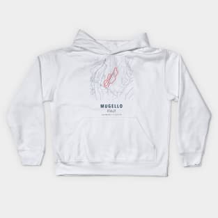 mugello simple track Kids Hoodie